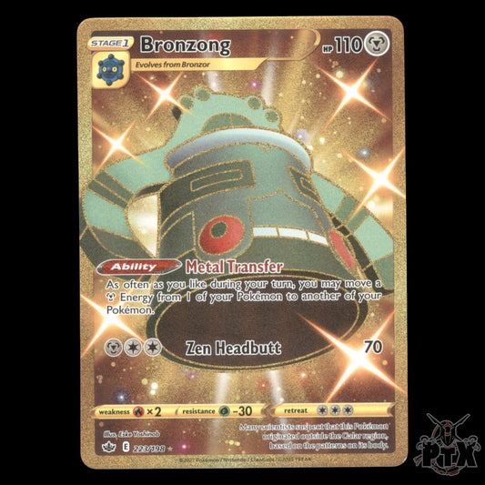 Bronzong #223/198 Chilling Reign NM/Near Mint Pokemon 2021