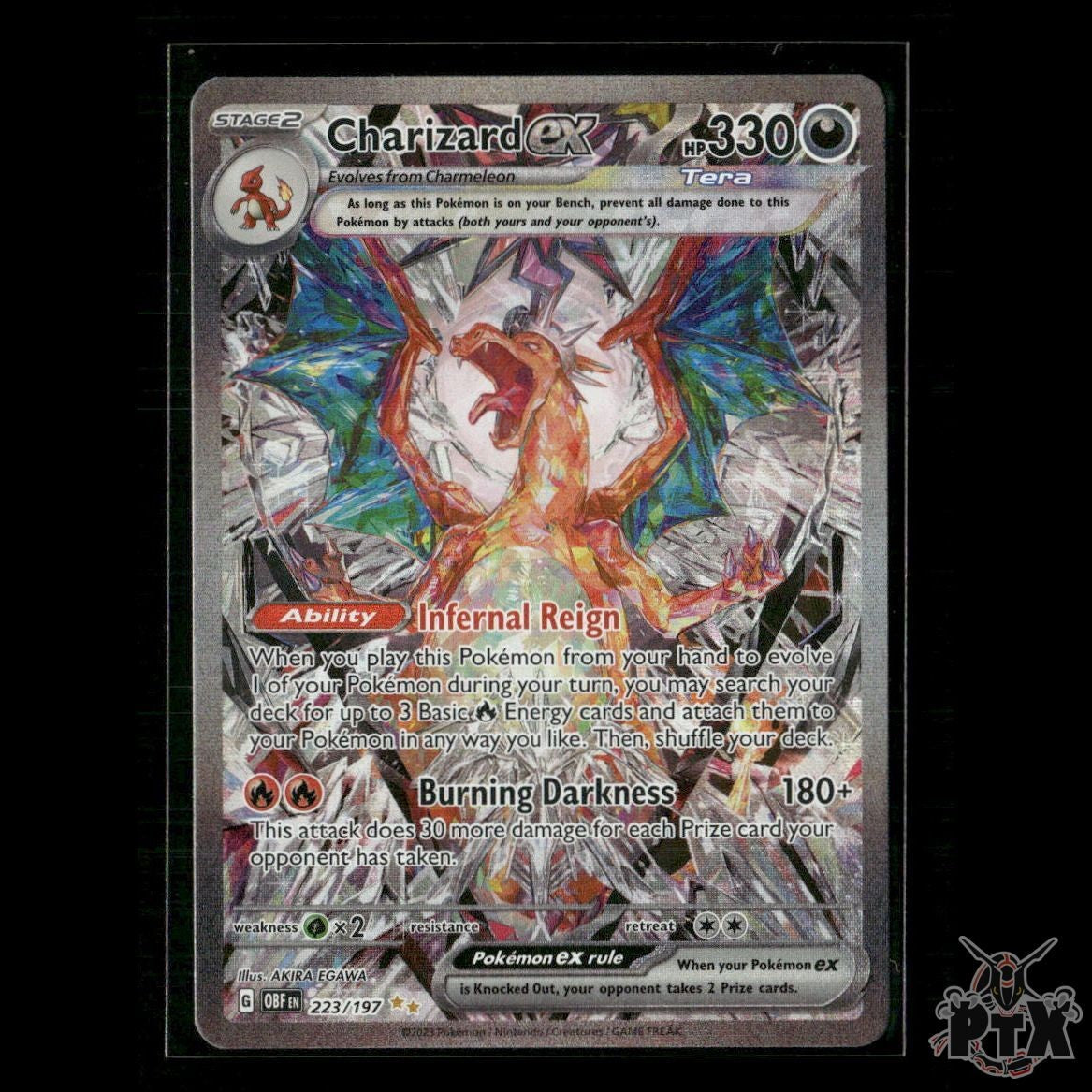 Charizard ex 223/197 SV03: Obsidian Flames NM Pokemon