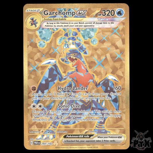 Garchomp ex #260/182 Paradox Rift NM/Near Mint Pokemon 2023