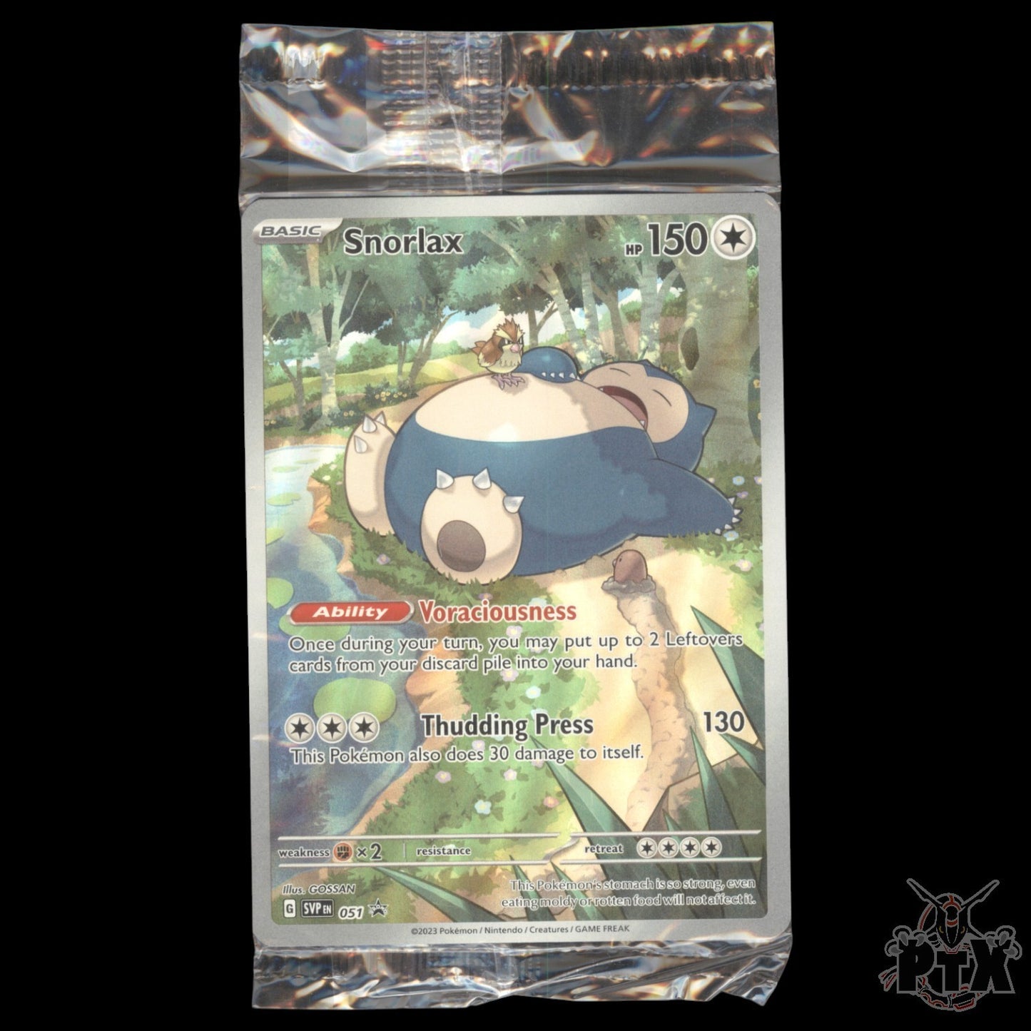 Snorlax #051 151 Promo Sealed Pokemon 2023
