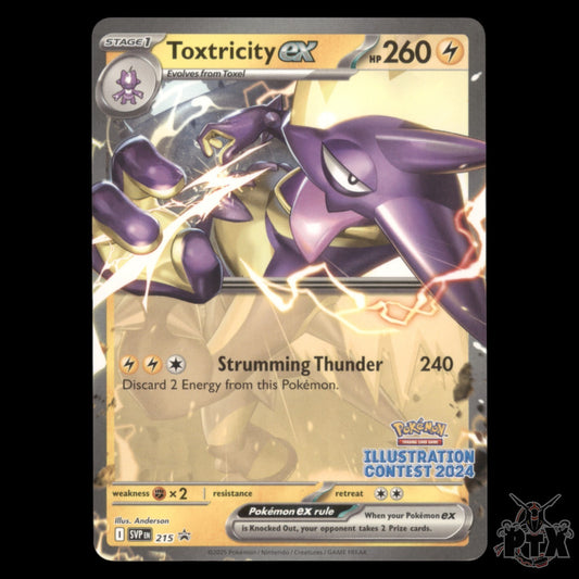 Toxtricity ex #215 Illustration Contest Promo NM/Near Mint Pokemon 2025