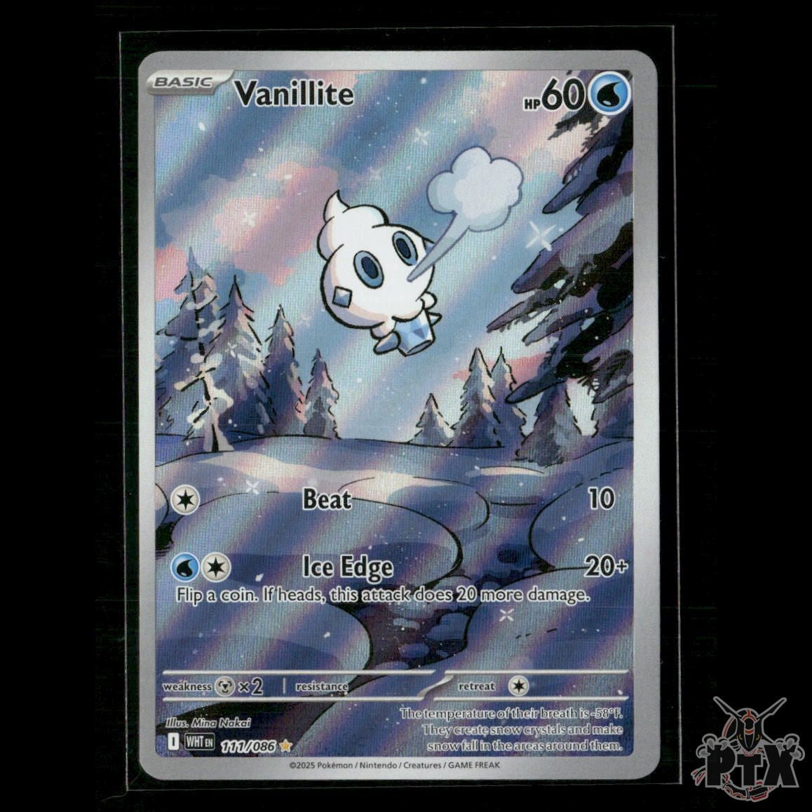 Vanillite 111/086 SV: White Flare NM Pokemon