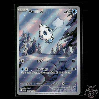 Vanillite 111/086 SV: White Flare NM Pokemon