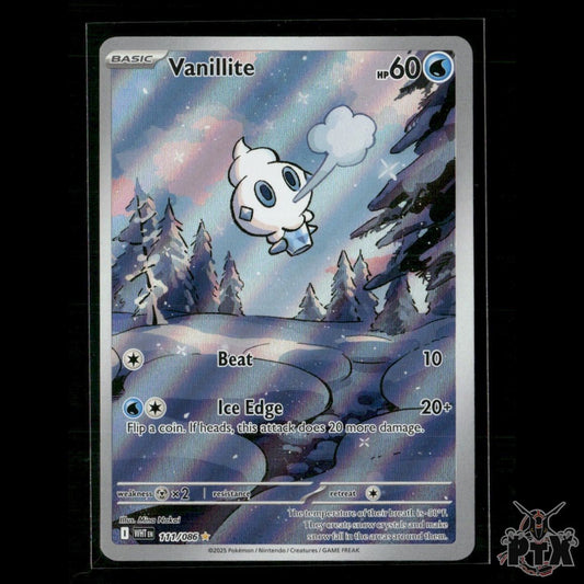 Vanillite 111/086 SV: White Flare NM Pokemon