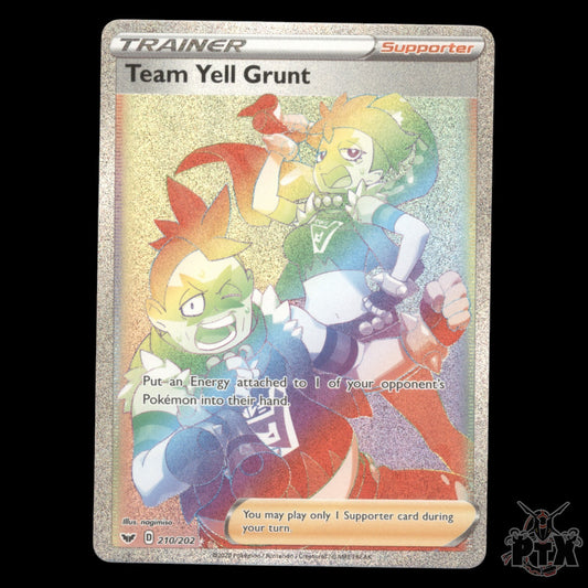 Team Yell Grunt #210/202 Sword & Shield NM/Near Mint Pokemon 2020