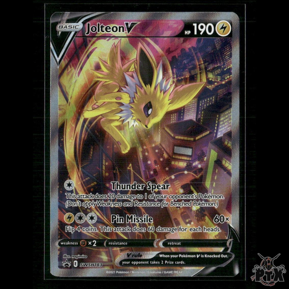 Jolteon V SWSH183 SWSH: Sword & Shield Promo Cards NM Pokemon