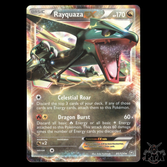 Rayquaza EX #85/124 Dragons Exalted LP/Lightly Played Pokemon 2012