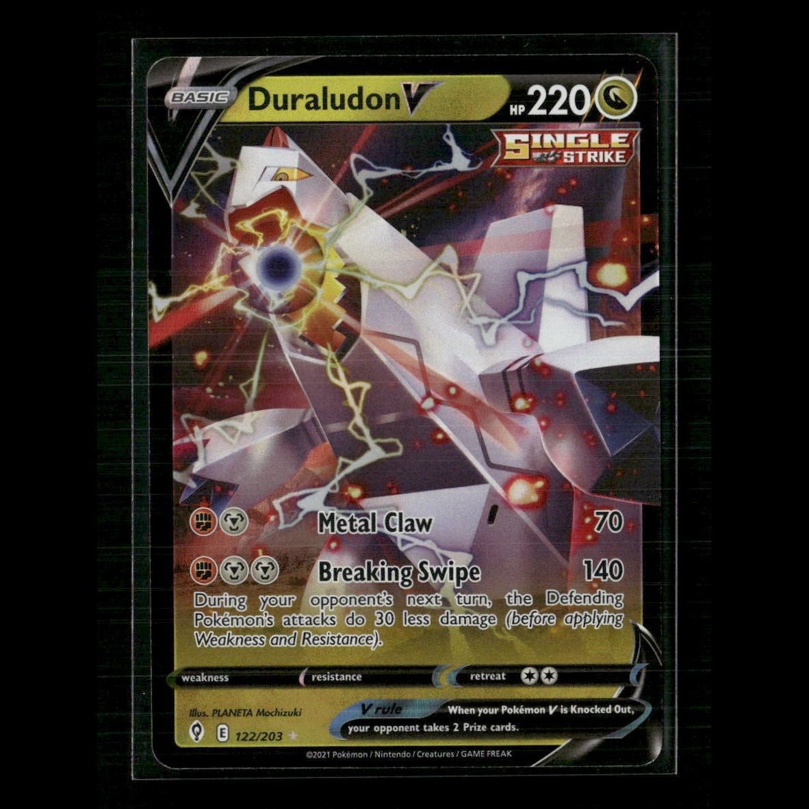 Duraludon V 122/203 SWSH07: Evolving Skies NM Pokemon