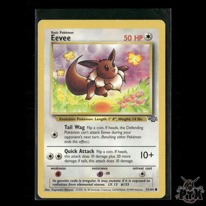 Eevee 51/64 Jungle HP Pokemon