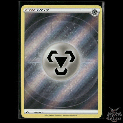Metal Energy (Texture Full Art) 159/159 SWSH: Crown Zenith NM Pokemon