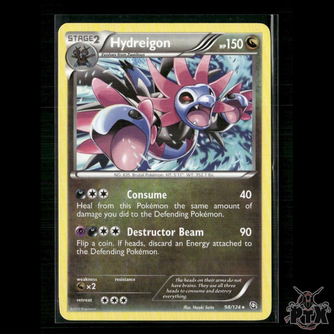 Hydreigon 98/124 Dragons Exalted LP Pokemon