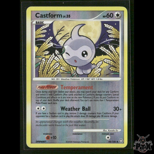 Castform Reverse Holo 48/146 Legends Awakened MP Pokemon