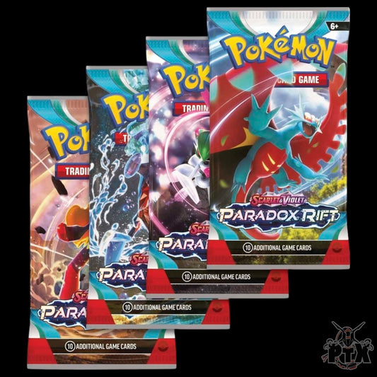 Paradox Rift Booster Pack Art Set X4 Pack Pokemon 2023