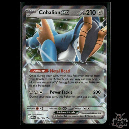 Cobalion ex 064/086 ME04: Chaos Rising NM Pokemon