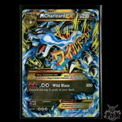 M Charizard EX (X) (Secret) 108/106 XY - Flashfire HP Pokemon