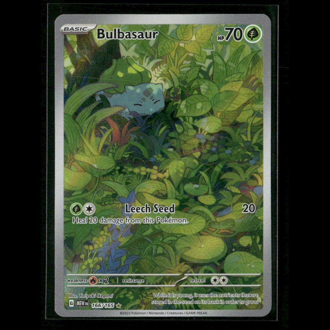 Bulbasaur 166/165 SV: Scarlet & Violet 151 NM Pokemon
