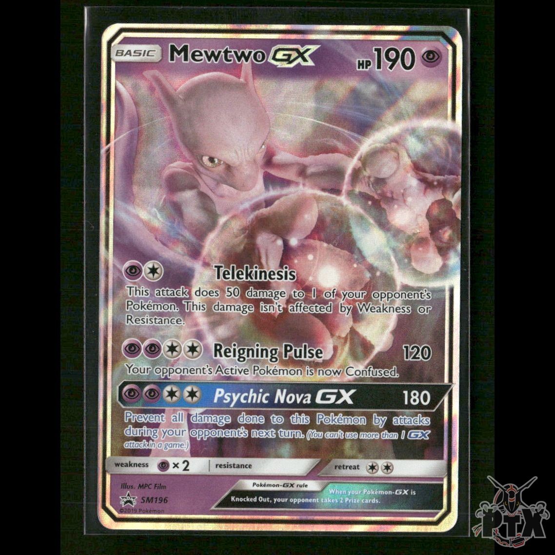 Mewtwo GX SM196 SM Promos NM Pokemon