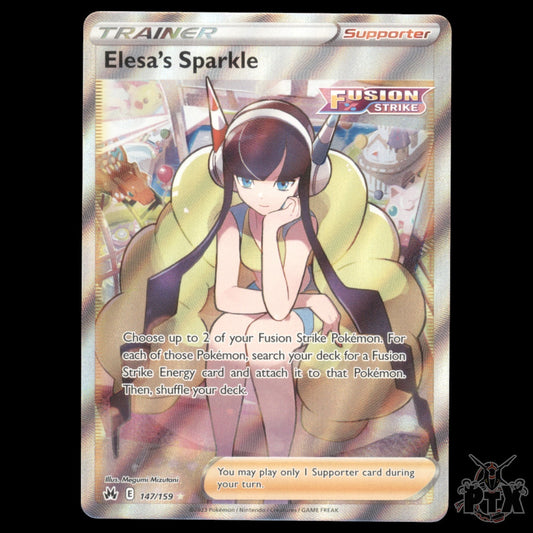 Elesa's Sparkle #147/159 Crown Zenith NM/Near Mint Pokemon 2023