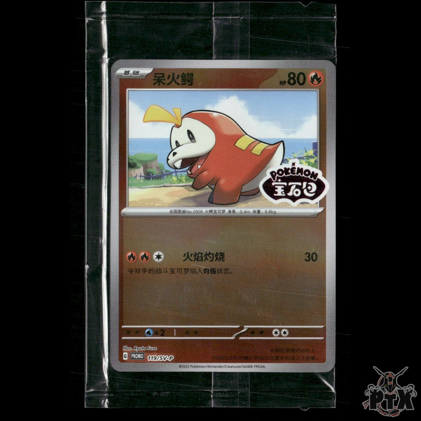 Fuecoco 119/SV-P SVP NM Scarlet & Violet Promotional Chinese Pokemo Sealed