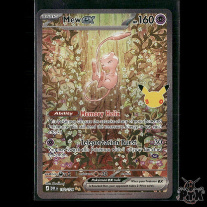 Mew ex 152/128 ME: 30th Celebration NM Pokemon