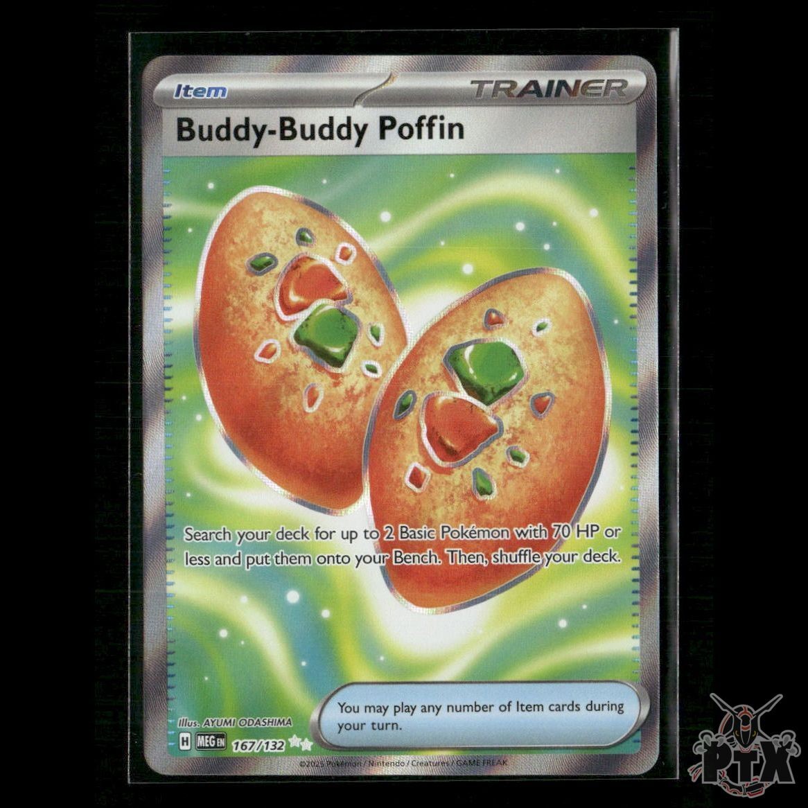 Buddy-Buddy Poffin 167/132 ME01: Mega Evolution NM Pokemon