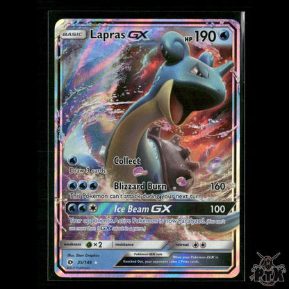 Lapras GX 35/149 SM Base Set LP Pokemon