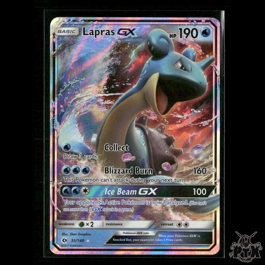 Lapras GX 35/149 SM Base Set LP Pokemon