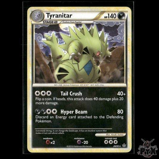 Tyranitar 26/95 Unleashed LP Pokemon