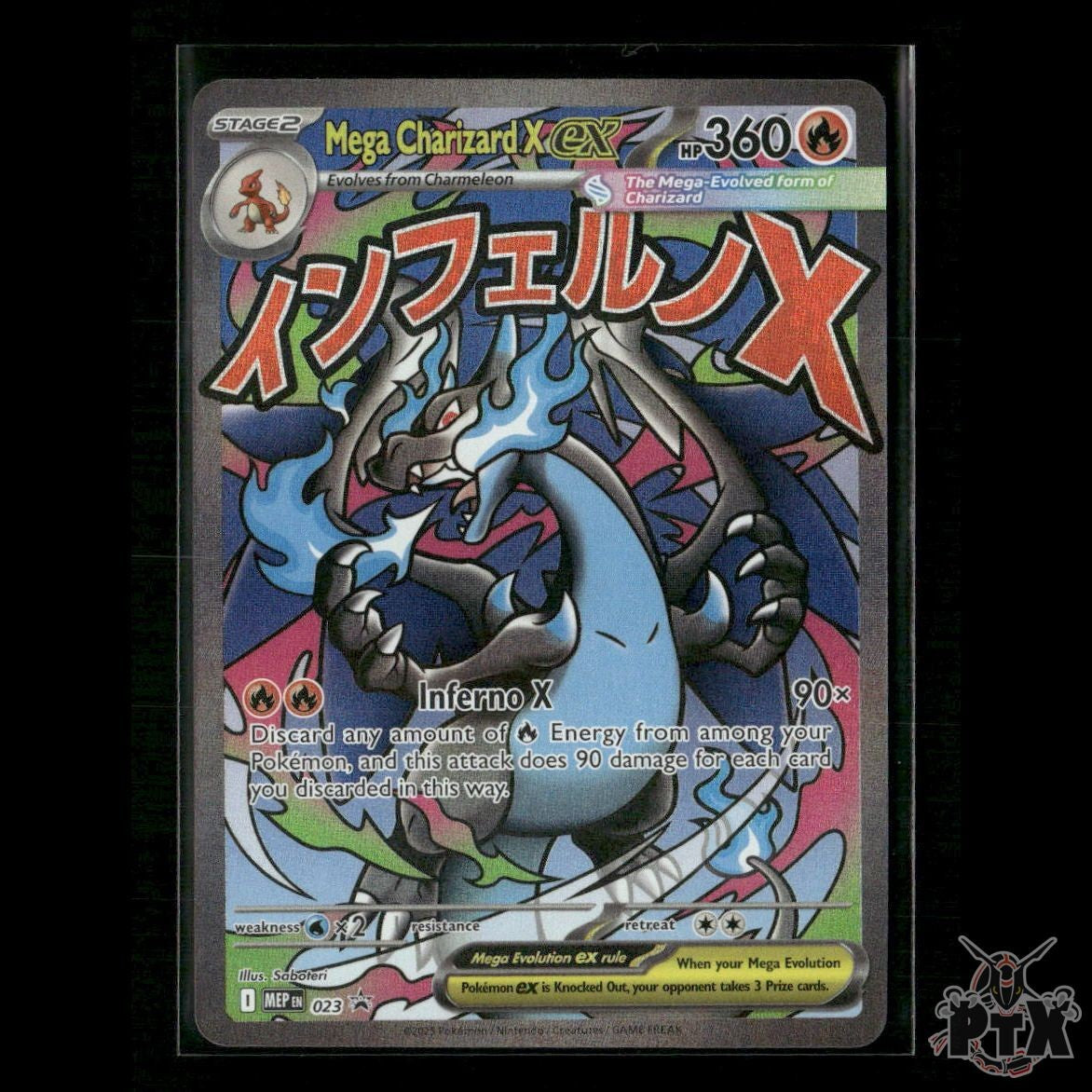 Mega Charizard X ex 023 ME: Mega Evolution Promo NM Pokemon