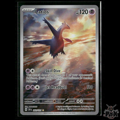 Latios 203/191 SV08: Surging Sparks NM Pokemon
