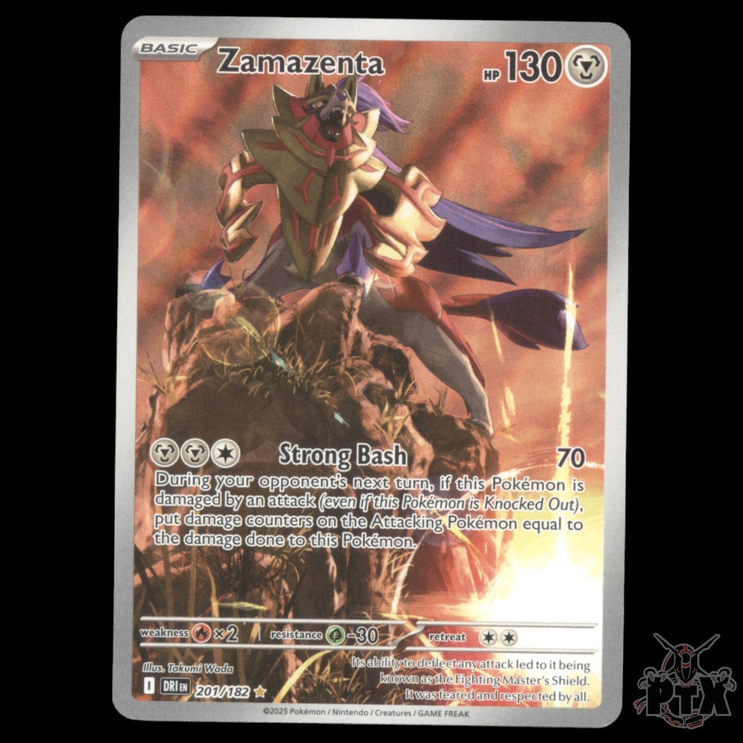 Zamazenta #201/182 Destined Rivals NM/Near Mint Pokemon 2025