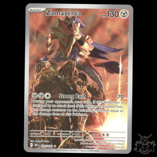Zamazenta #201/182 Destined Rivals NM/Near Mint Pokemon 2025