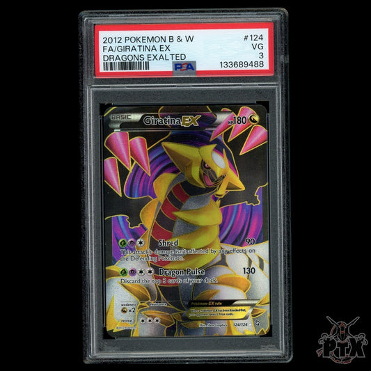 Giratina EX #124/124 PSA 3 Dragon Exalted Pokemon 2012