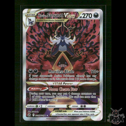 Hisuian Samurott VSTAR GG52/GG70 SWSH: Crown Zenith: Galarian Gallery NM Pokemon