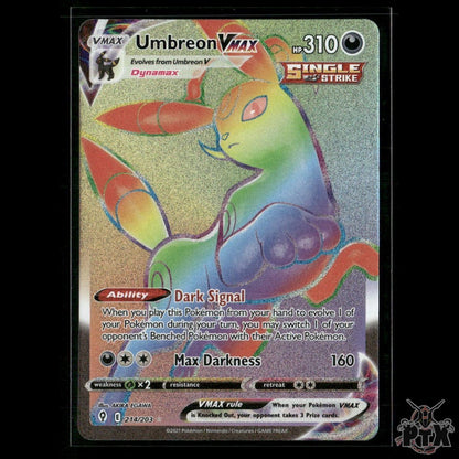 Umbreon VMAX (Secret) 214/203 SWSH07: Evolving Skies NM Pokemon