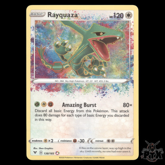 Rayquaza #138/185 Vivid Voltage NM/Near Mint Pokemon 2020