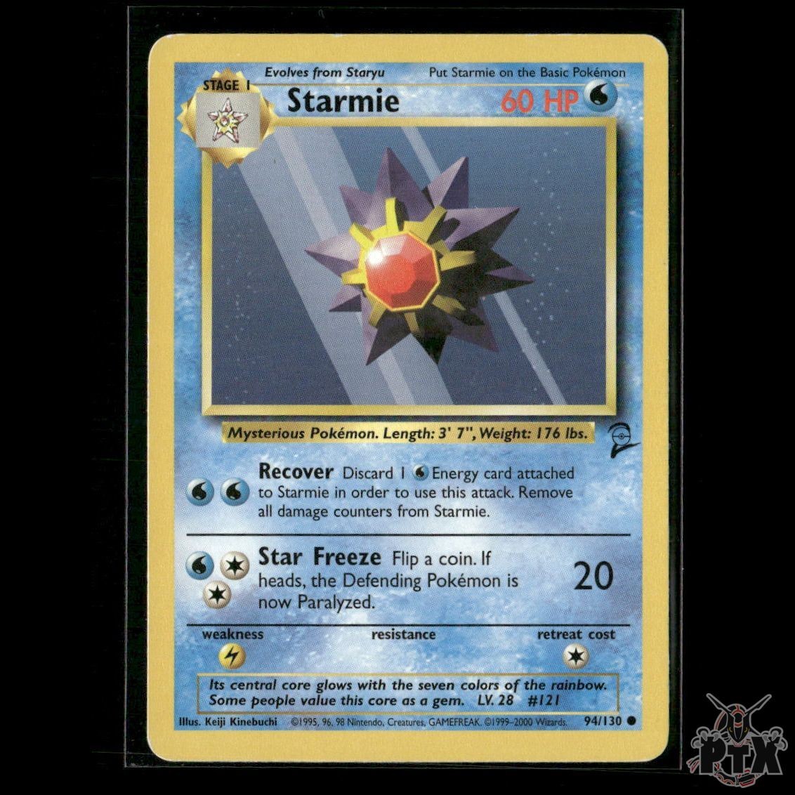 Starmie 94/130 Base Set 2 MP Pokemon