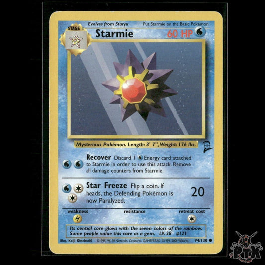 Starmie 94/130 Base Set 2 MP Pokemon