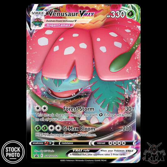 Venusaur VMAX #SWSH102 Sword & Shield Promo NM/Near Mint Pokemon 2021