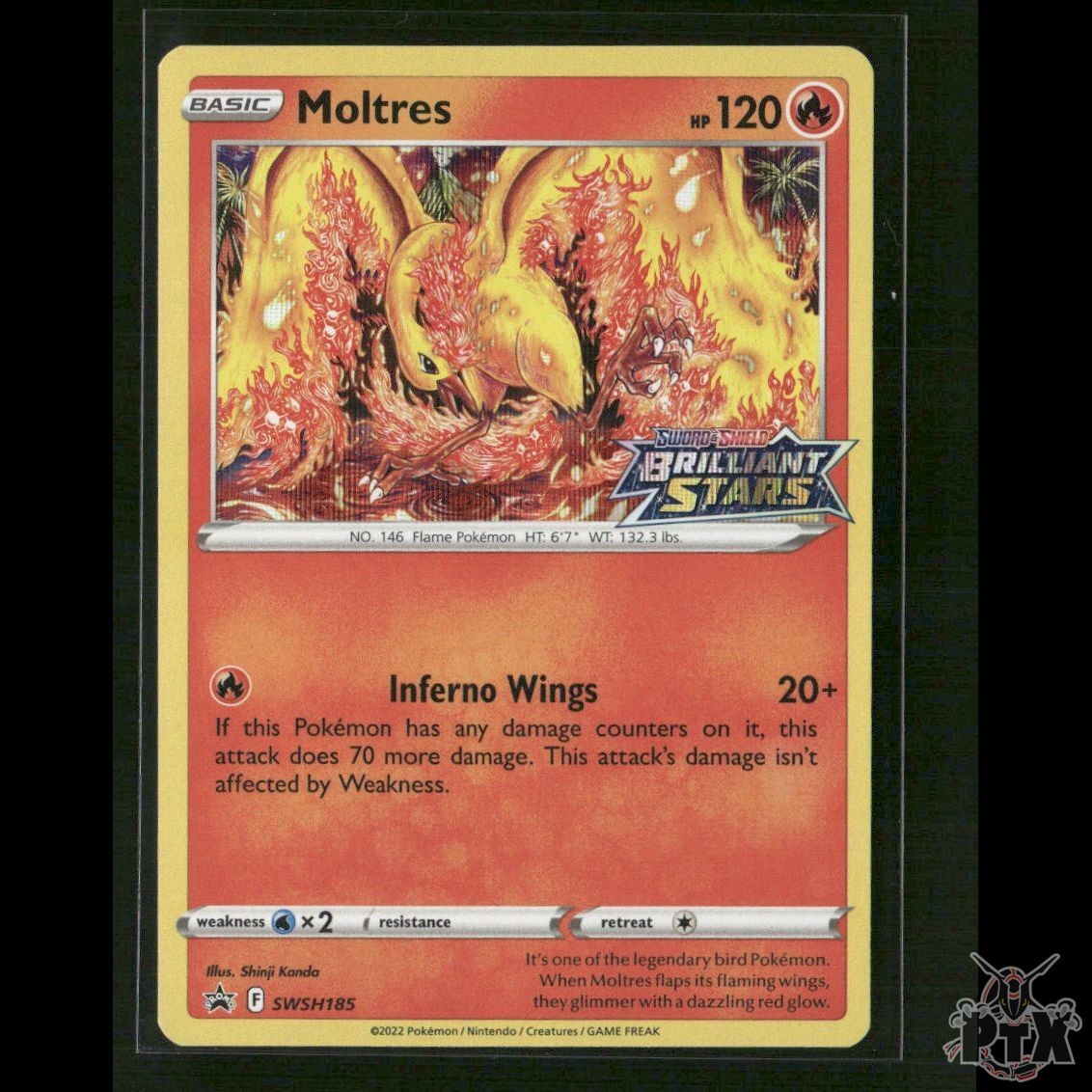 Moltres SWSH185 SWSH: Sword & Shield Promo Cards NM Pokemon