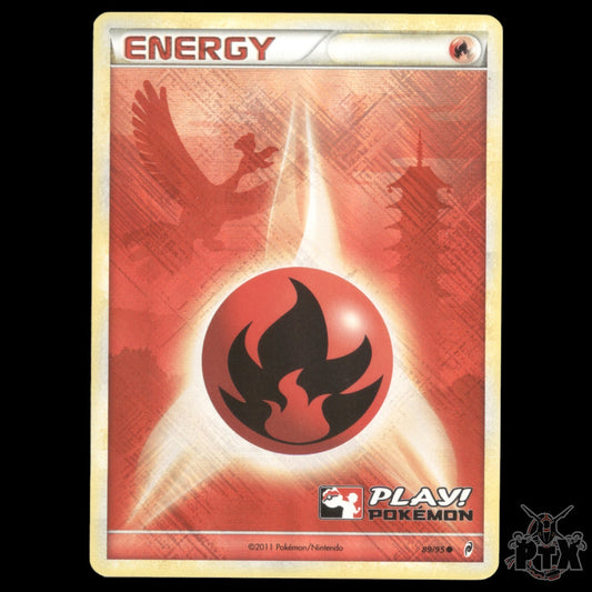 Fire Energy PLAY! Holo #89/95 Call of Legends Promo NM/Near Mint Pokemon 2011