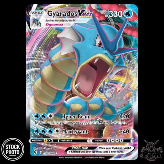 Gyarados VMAX #029/203 Evolving Skies NM/Near Mint Pokemon 2021
