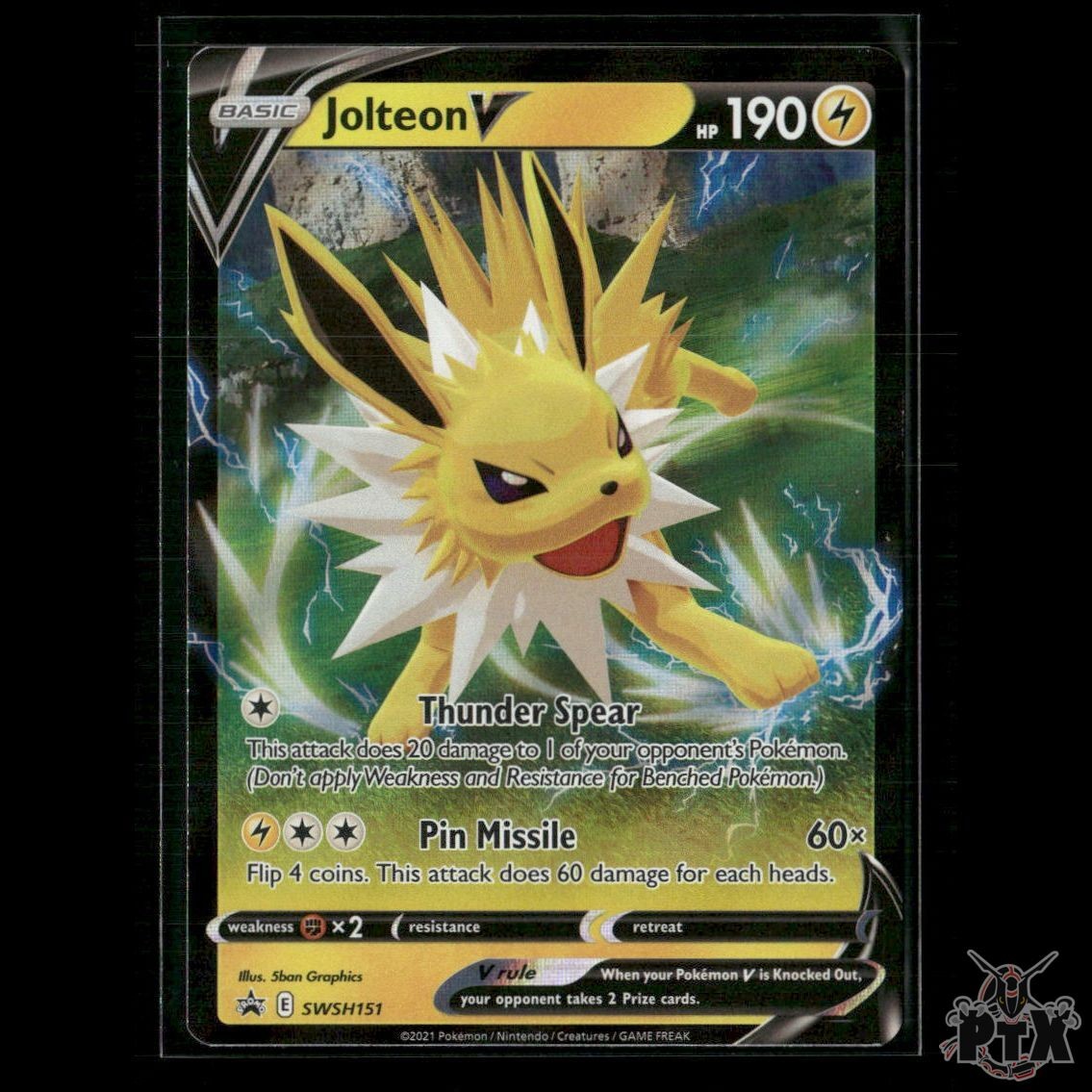 Jolteon V SWSH151 SWSH: Sword & Shield Promo Cards NM Pokemon