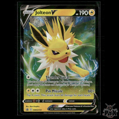 Jolteon V SWSH151 SWSH: Sword & Shield Promo Cards NM Pokemon
