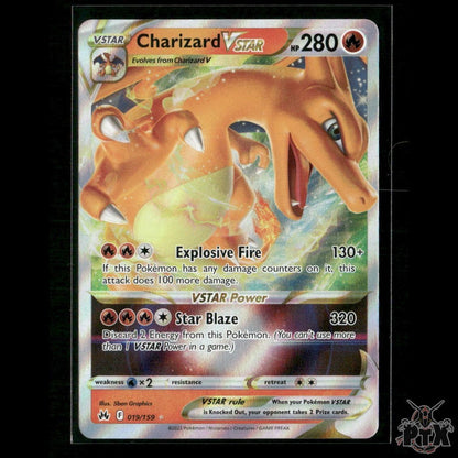 Charizard VSTAR 019/159 SWSH: Crown Zenith NM Pokemon