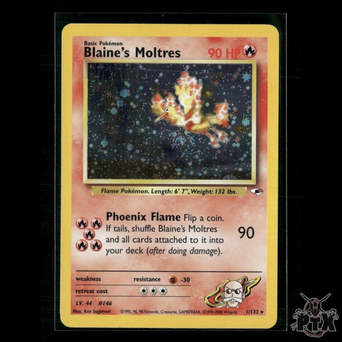 Blaine's Moltres Holo 1/132 Gym Heroes NM/LP Pokemon