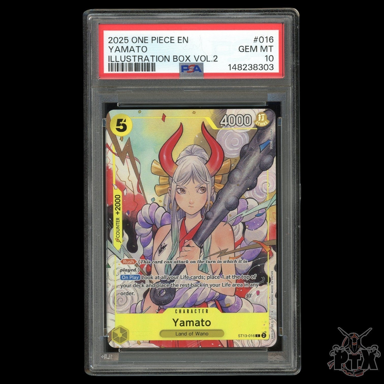 Yamato ST13-016 PSA 10 Illustration Box Vol. 2 One Piece 2025