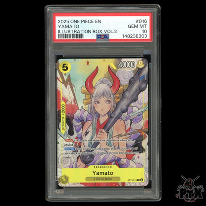 Yamato ST13-016 PSA 10 Illustration Box Vol. 2 One Piece 2025