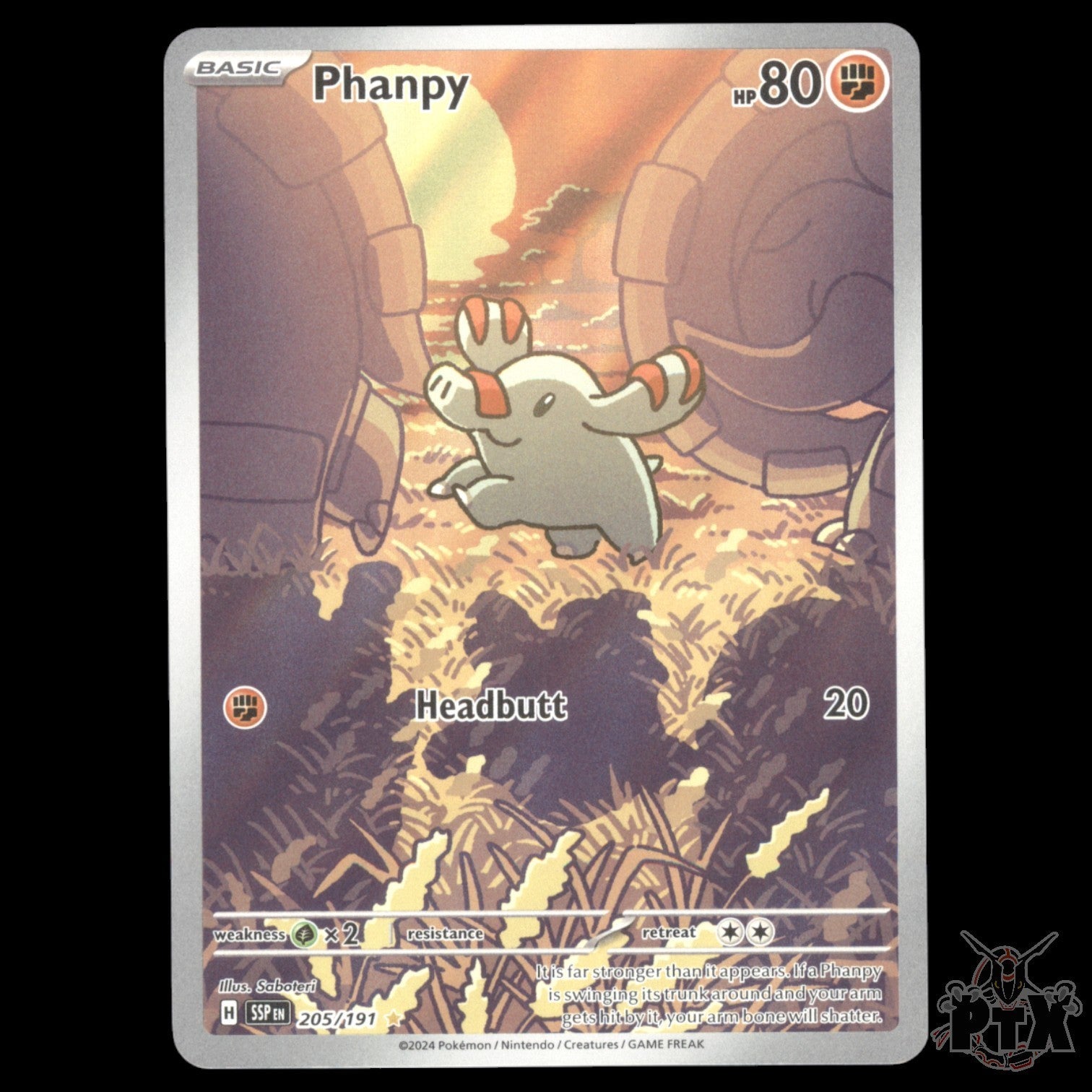 Phanpy #205/191 Surging Sparks NM/Near Mint Pokemon 2024