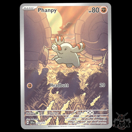 Phanpy #205/191 Surging Sparks NM/Near Mint Pokemon 2024